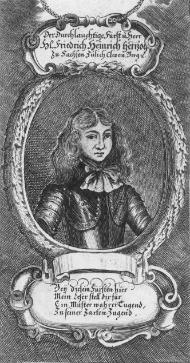 Federico Enrico di Sassonia-Zeitz-Pegau-Neustadt Federico Enrico di Sassonia-Zeitz-Pegau-Neustadt